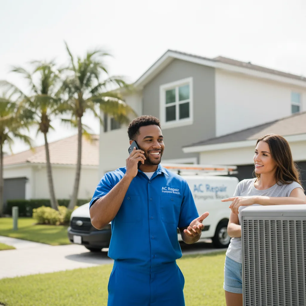 AC Repair Pompano Beach customer support in Noble